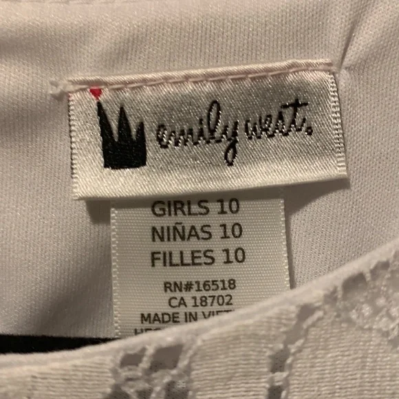 Emily West elegant girls dress - Picture 3 of 8